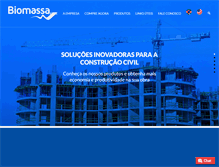 Tablet Screenshot of biomassadobrasil.com.br